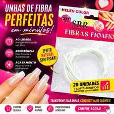 Fibras de vidro para Alongamento de Unhas 2 Metros Helen colors Nail Designer