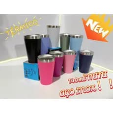 Copo Térmico 140ml Aço Inox Bebida Gelada Cerveja,Chopp Vinho, Café