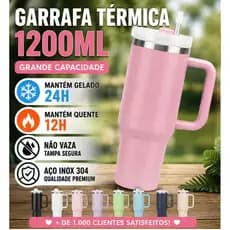Thermal Bottle Cup with Spout 1200 ML Mug Water Bottle Cup Model with damage to the lids