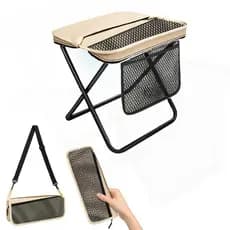 Banco Banqueta Dobrável Portátil Cadeira Retrátil Com Bolsa de Transporte para Camping Pesca e Praia