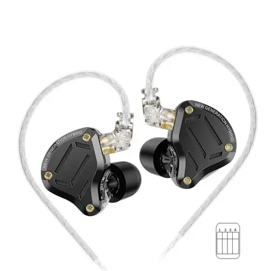 Fone de ouvido In-ear Kz In Ear Zs10 Pro 2
