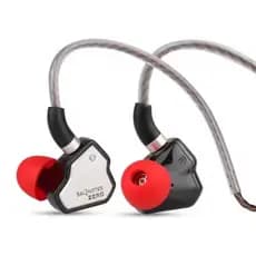 Fone de ouvido In-ear 7hz Zero Salnotes Sem Mic Gamer Palco Preto