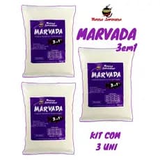 Kit c/ 3 Massa Branca MARVADA 3em1 400g Massa Japonesa para pesca