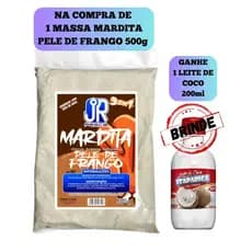 Massa Branca Mardita pele de frango 3em1 Jrpesca 500g C/ Brinde  isca para peixe jr pesca lançamento