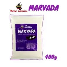 Massa branca turbinada 3em1 MARVADA 400g Massa japonesa para pesca ( 1 UNIDADE )