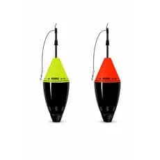 Boia cevadeira para pesca KURO ecológica 59g copo preto JRpesca lastro encapsulado/longos arremessos