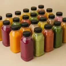 Garrafas Pet Luxo p/ Sucos, Açaí, Molhos e Bebidas Artesanais c/ Tampa Lacre 200ml 300ml 500ml 5, 10, 20 e 30 unidades