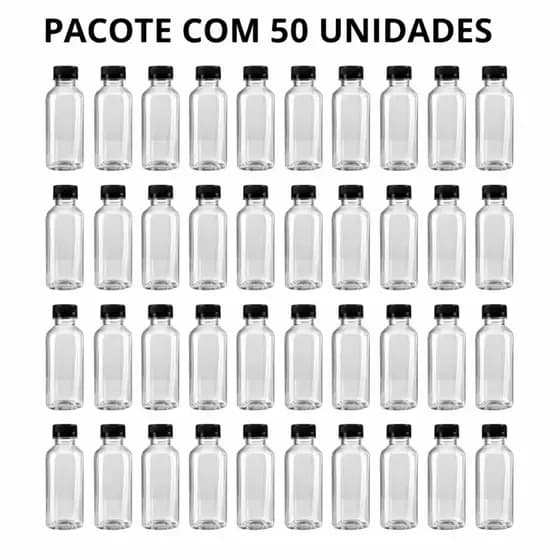 Garrafas Pet Qualiplast 200ml/ 300ml/ 500ml - 50 Unidades