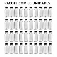 Garrafas Pet Qualiplast 200ml/ 300ml/ 500ml - 50 Unidades