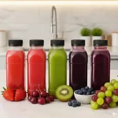 Garafas PET pra Suco 200ml / 300ml / 500ml Garrafinha com Tampa Caldo de Cana Envio Rápido 5, 10, 20, 30 e 40 unidades