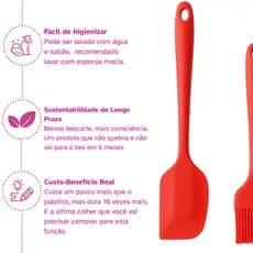 Espátula Culinária de Silicone 27 cm Original Line | Pão Duro | Não Risca Panela | Resistente ao Calor