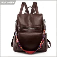 Mochila Feminina Antifurto com Alça de Ombro Multifuncional Resistente a Água
