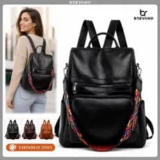 BREVANO Mochila Feminina Escolar Bolsa Grande Moda Impermeável Resistente para Viagem Trabalho