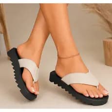 Sandália Feminina Slide Tratorada Confort Plus Estilo Casual Moderna