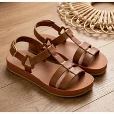 Sandália Papete Feminina Plataforma Conforto Leve Casual Moderna Antiderrapant