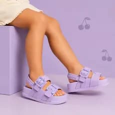 Papete Infantil Unissex Baby Mini Mel Sandália Bebê Casual Conforto Leve Antiderrapante Fashion