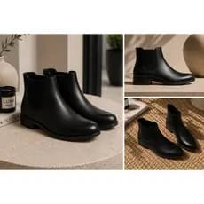 Bota Galocha Feminina Hospitalar Impermeável Feminina Estilo Chelsea Leve Confortável Antiderrapante