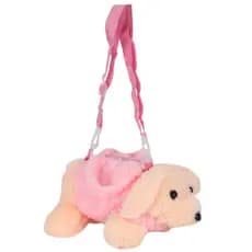 Novo Menino Menina Bonito Cachorro Sorridente Ursinho De Pelúcia De Ombro Chanfrado Feminino Bolsa animal Presente