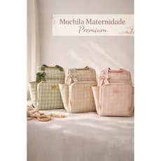 Mochila Maternidade Multifuncional | Interno Impermeável, Térmica, Super Espaçosa