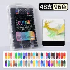 Caneta aquarela fluorescente de 48 cores, caneta marcadora infantil, desenho, arte, aquarela