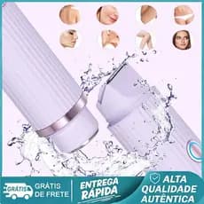 🎁Free Gift🎁Depilador Elétrico Feminino 2 em 1 Barbeador Aparador de Pelos Corporais Nariz e Sobrancelhas Recarregável