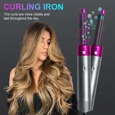 5 Em 1 Secador De Cabelo Profissional Escova Alisadora 110V
