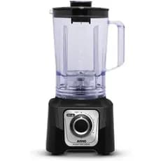 Liquidificador Arno Power Max 2200 LN66 Preto, com 6 Lâminas Powelix Pro, 3,1L de Capacidade, 15 Velocidades 110V