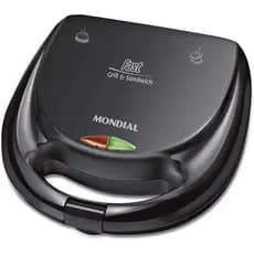 Sanduicheira Fast Grill e Sandwich, Mondial, 750W - S-12  220v
