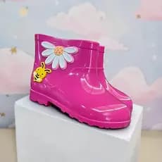 Galocha Infantil Menina Feminina Bota Criança Leve Confortável Solado Emborrachado Envio Rápido