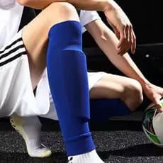 Meia Futebol Infantil Profissional - Proteção Perna, Suporte Panturrilha Respirável e Confortável