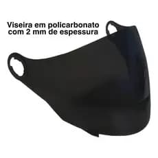 VISEIRA FUMÊ CAPACETE PRO TORK NEW LIBERTY 3
