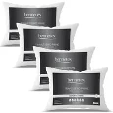 Kit C/4 ou 2 Travesseiros - Prime - Luxo - Padrão hotel - 50x70 - Percal 200 fios