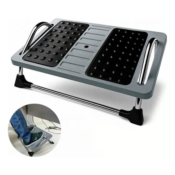 Apoio para os Pés Ergonômico Inclinável com Antiderrapante Escritório Home Office Nr17