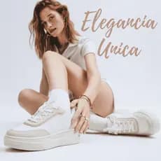 Tênis Feminino Plataforma Alta Casual Moderno Confortável Look Urbano