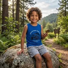 Conjunto Infantil Menino  Regata + bermuda Verão