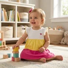 Vestido bebê menina verão