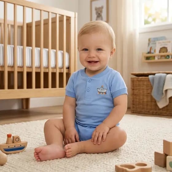 Body Bebê Infantil  Menino Macacão Algodão Verão