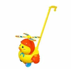 Brinquedo Patinho Andador com Empurrador (Cores Sortidas) Domni