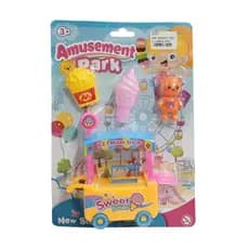 Park de Brinquedo Amusement Carrinho de Sorvete Com 4 Peças Domni