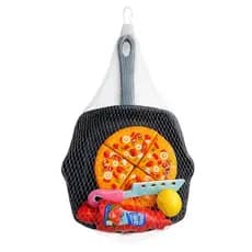 Kit de Brinquedo Frigideira, Pizza 7 Peças Domni