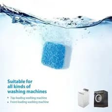 Kit Limpador Pastilha de máquina de lavar roupa, comprimido efervescente sólido para remover manchas
