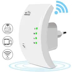 Repetidor WiFi- Expansor de Sinal Ultra Rápido com Botão e Cobertura Estável