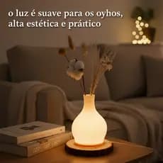 lâmpada de mesa Vaso mesa de cabeceira arranjo de mesa luminária abajur de mesa decoracao de quarto
