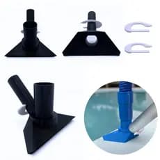 Aspirador De Piscina Folhas Cantos Limpeza Pesada Manual BoraLab 3D