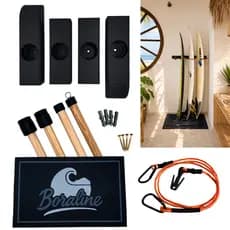 Rack De Parede Para Pranchas De Surf Suporte Modular Boraline