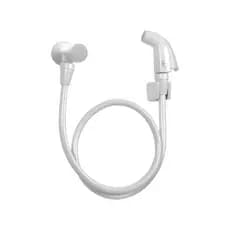 Ducha Higiênica Completa Chuveirinho Banheiro Abs Pop Branco