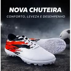 Chuteira Society Masculino Futebol de Campo Sola Costurada | Alta Durabilidade e Resistencia | Envio Já