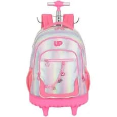 Mochila Carrinho Luxcel Up4you Mc49102up Cor Lilás Rosa Desenho Do Tecido Liso