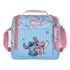 Lancheira Térmica Escolar Juvenil Original Angel E Stitch Poliester