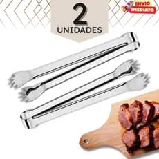 Kit  Pegador Pegadores de Carne em Inox – Profissional e Doméstico - Churrascaria, Restaurante